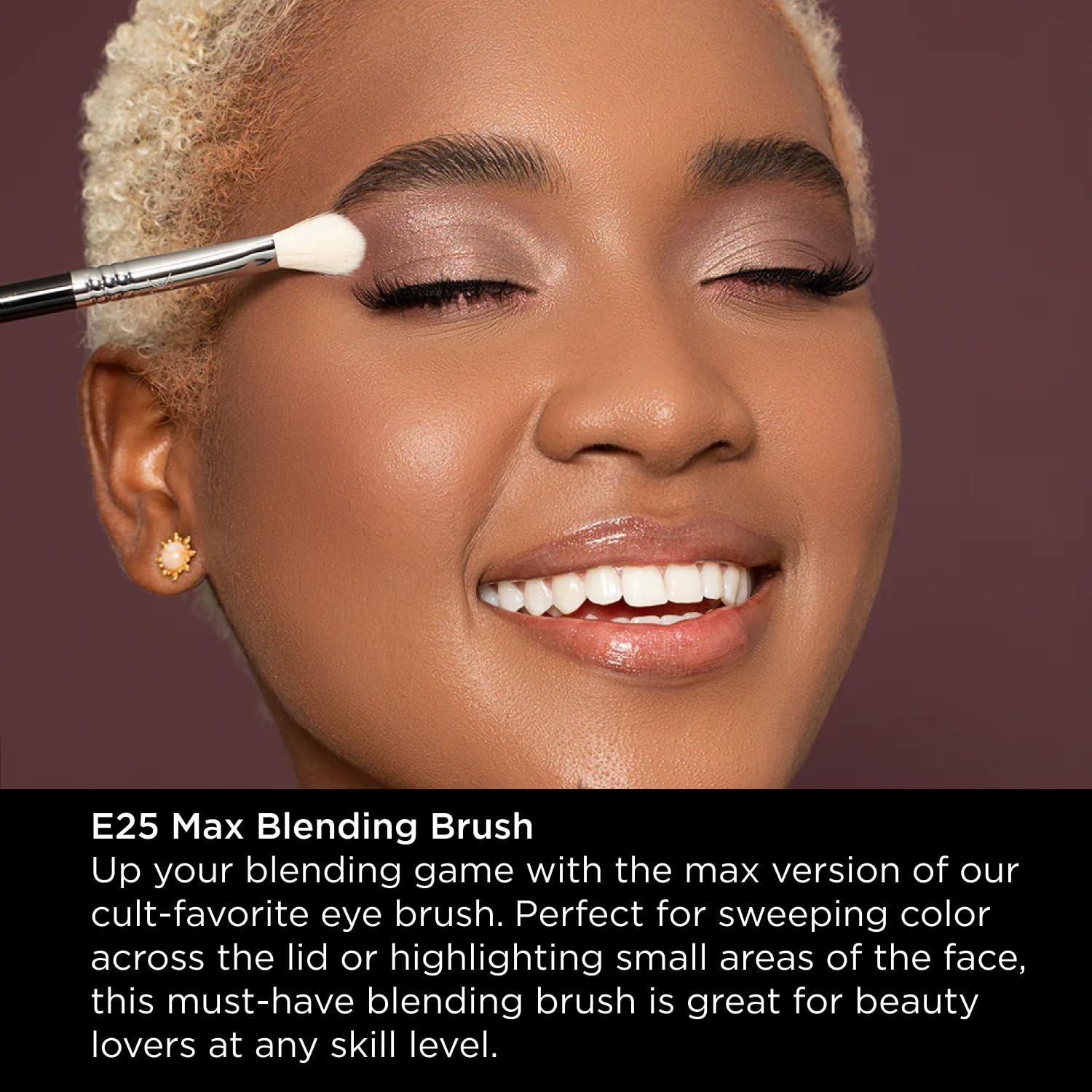 Sigma Beauty Sigma Beauty Professional E25 Max Eyeshadow Blending Brush Professional Eyeshadow Brush for Seamless Eyeshadow Blending, Softens Dramatic Edges & Harsh Lines for a Well Blended Effect (1 Brush)