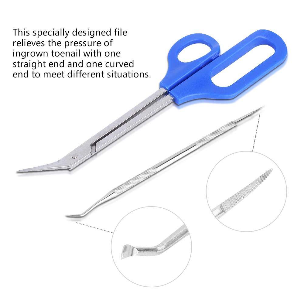 Yinhing Toenail Scissors,Long Handled Toenail Scissors Clippers For Thick Toe Nails Handle Unique Design Ergonomic Cuticle Scissor Ingrown Toenail File