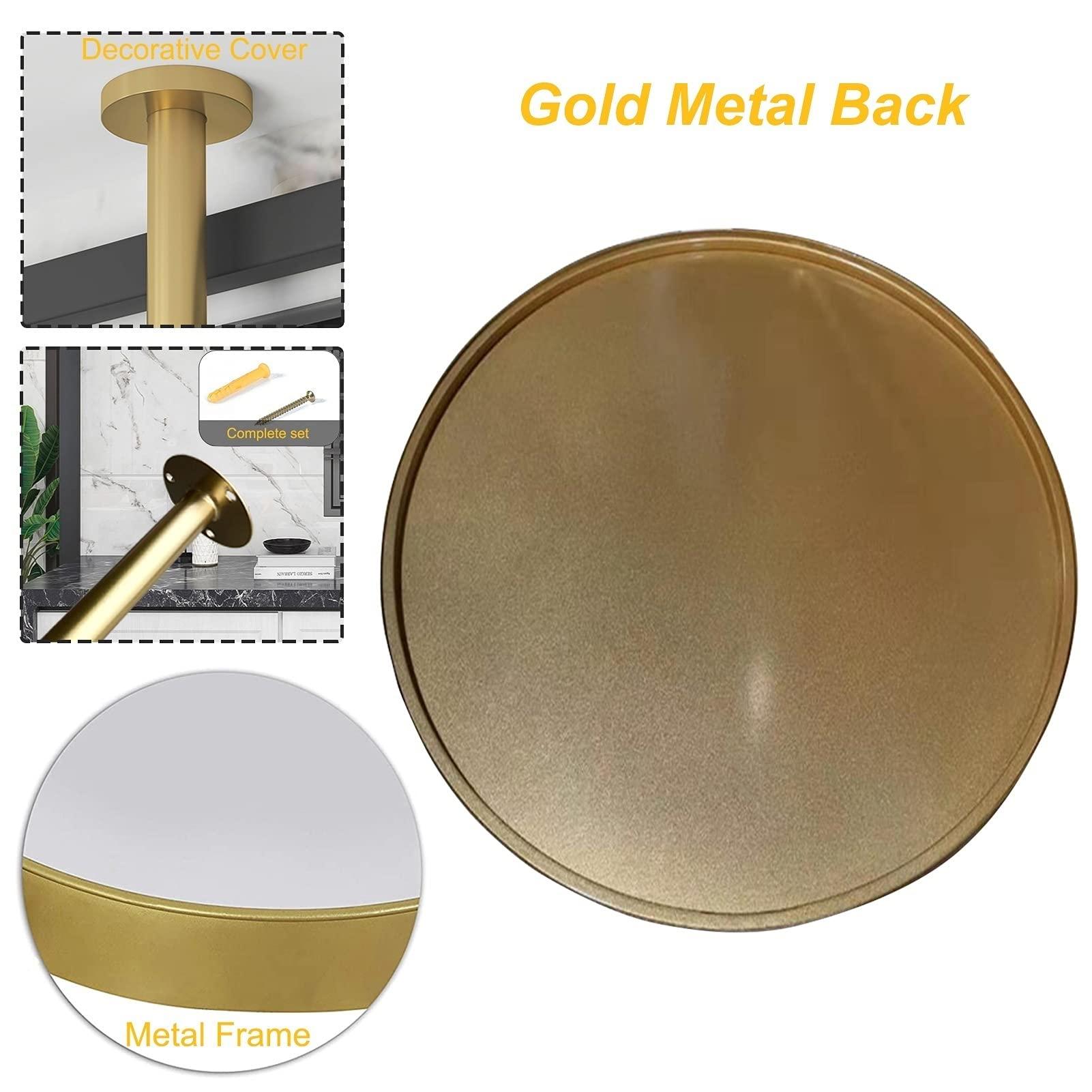 SXBHDM Ceiling Hanging Mirror for Wall Decor, Clean Large Modern Wall Mirror Decorative Mirrors Contemporary Premium Silver Backed Floating Glass, Bathroom Vanity Mirror, Modern Design (Color : Metal Back,