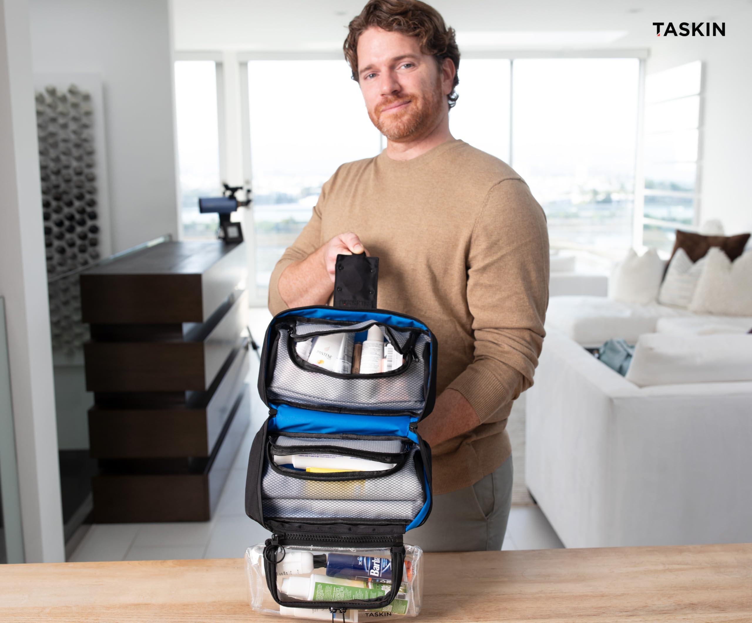 Taskin Taskin Xpress Compact Hanging Toiletry Bag w/Built-in 4 Suction Cups