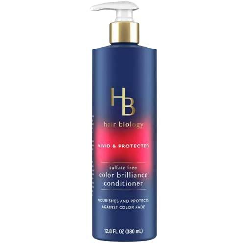 HB Hair HB Hair Hair Biology Color Brilliance Shampoo and Conditioner SET. 12.8 fl oz each Bottle. With Biotin Vivid & Protected for Gray or Color Treated Hair.