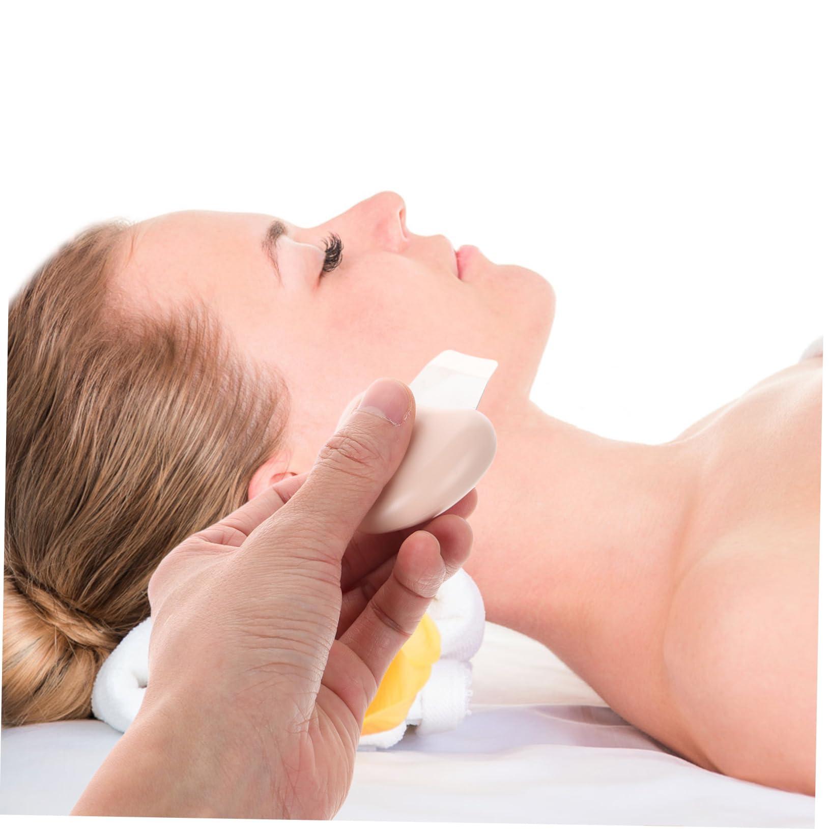 FOMIYES FOMIYES Blackhead Shovel Blackhead Scraper Pimple Remover Facial Pimple Extractor Face Blackhead Extractor Stainless Steel Pimple Extractor Metal Pimple Removal Tool Plastic Beige