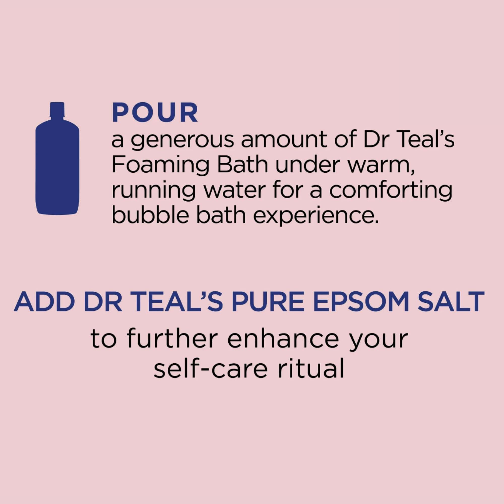 Dr Teal\'s Dr Teal\'s Warm Autumn Comfort Pure Epsom Salt Soak and Warm Autumn Comfort Foaming Bath Duo Pack (Autumn Salt + Foaming Bath)
