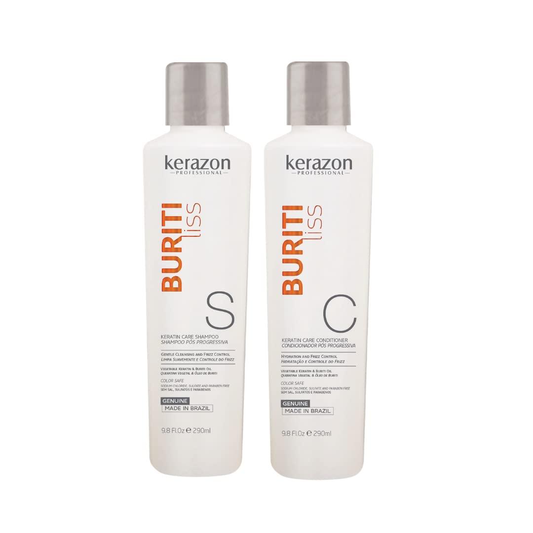 KERAZON KERAZON Sulfate Free Anti Frizz Color Safe Keratin Care Bundle