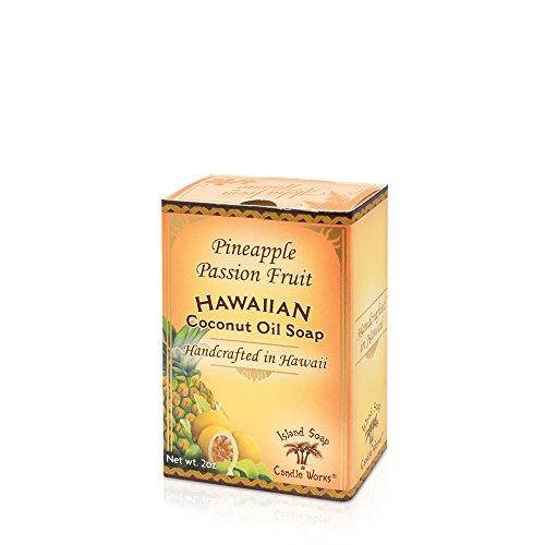 Island Soap & Candle Works Island Soap & Candle Works,Soap and Lotion Organza Set, Passion Fruit Pineapple