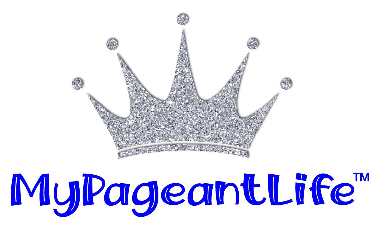 MyPageantLife Crown Case Pageant Travel, Acrylic Case Carrying Handle, Keyed Lock Heavy-Duty Premium Materials Durable Construction, Holds Various Size Style of Crowns