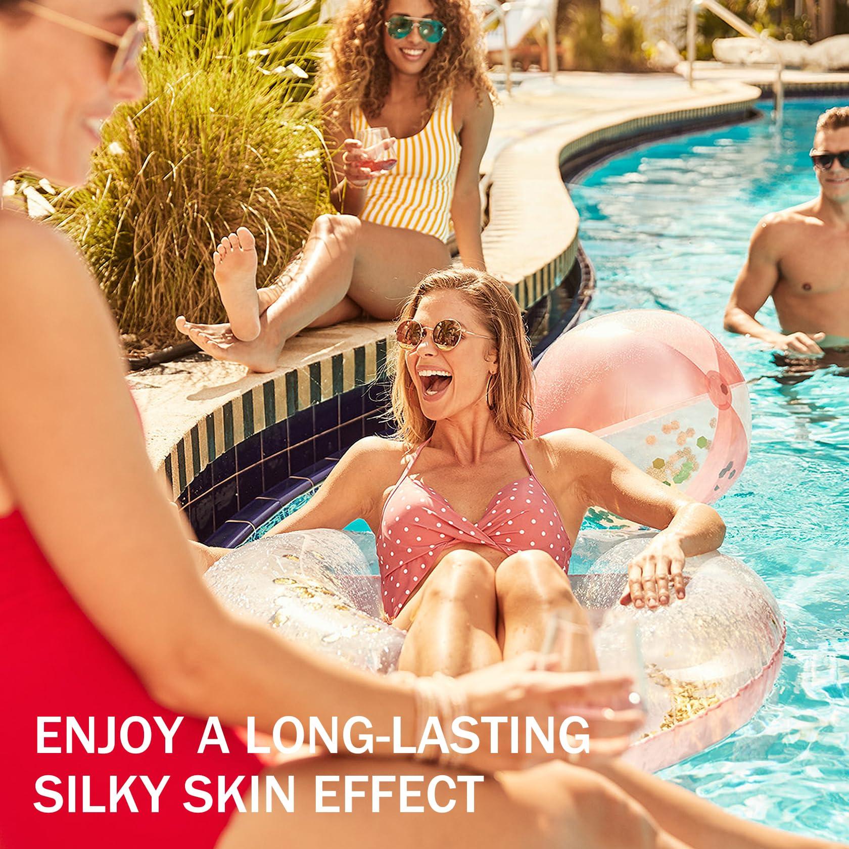 JunKuJK 4 Packs Hard Wax Beads for Hair Removal,Gentle Waxing Beads for Full Body,Face,Underarm,Bikini and Legs,Long Lasting Hair Removal Waxing Kit with 10 Wax Scraper Sticks