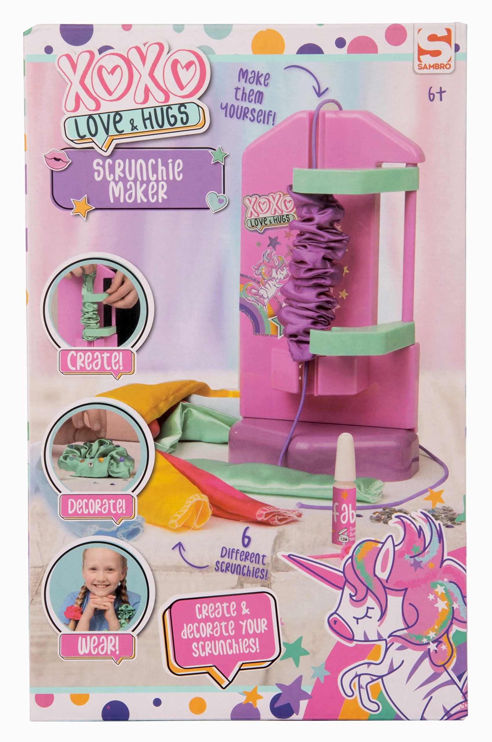 Sambro Sambro XOXO Scrunchie Maker Set | DIY Scrunchies | Create Your Own Scrunchie | Age 6+