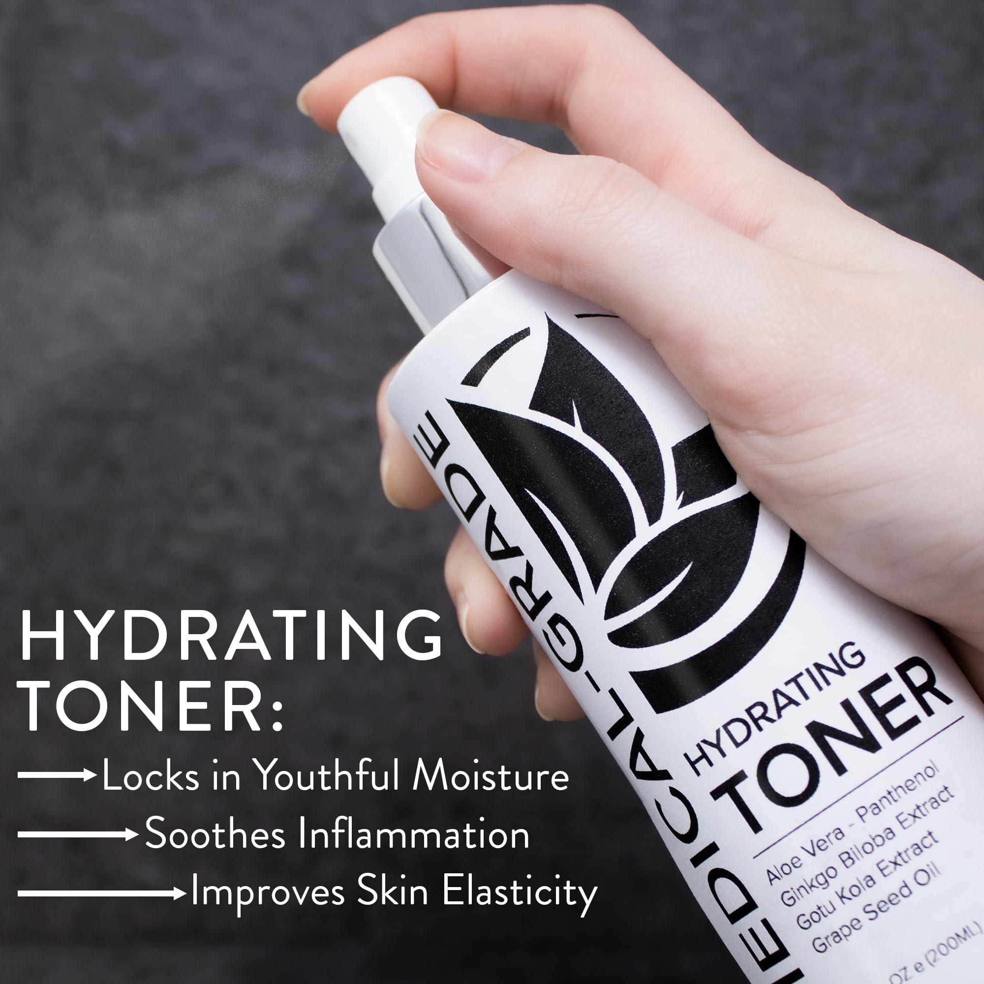 Microderm GLO Microderm GLO - Facial Steamer and Energizing Skin Care Product Bundle