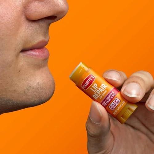 O\'Keeffe\'s Lip Balm Lip Repair, Cherry & Vitamin E Oil, 0.15 oz (4.2 g), O\'Keeffe\'s