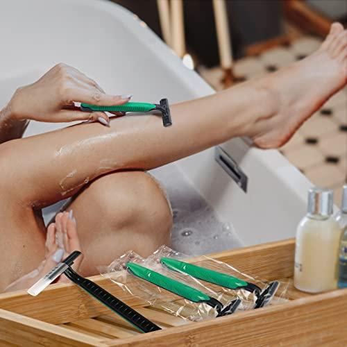 FKYzixeh Disposable Razors Bulk, Individually Wrapped Razors for Travel, Hotel, Airbnb, and Homeless (100 Pack)