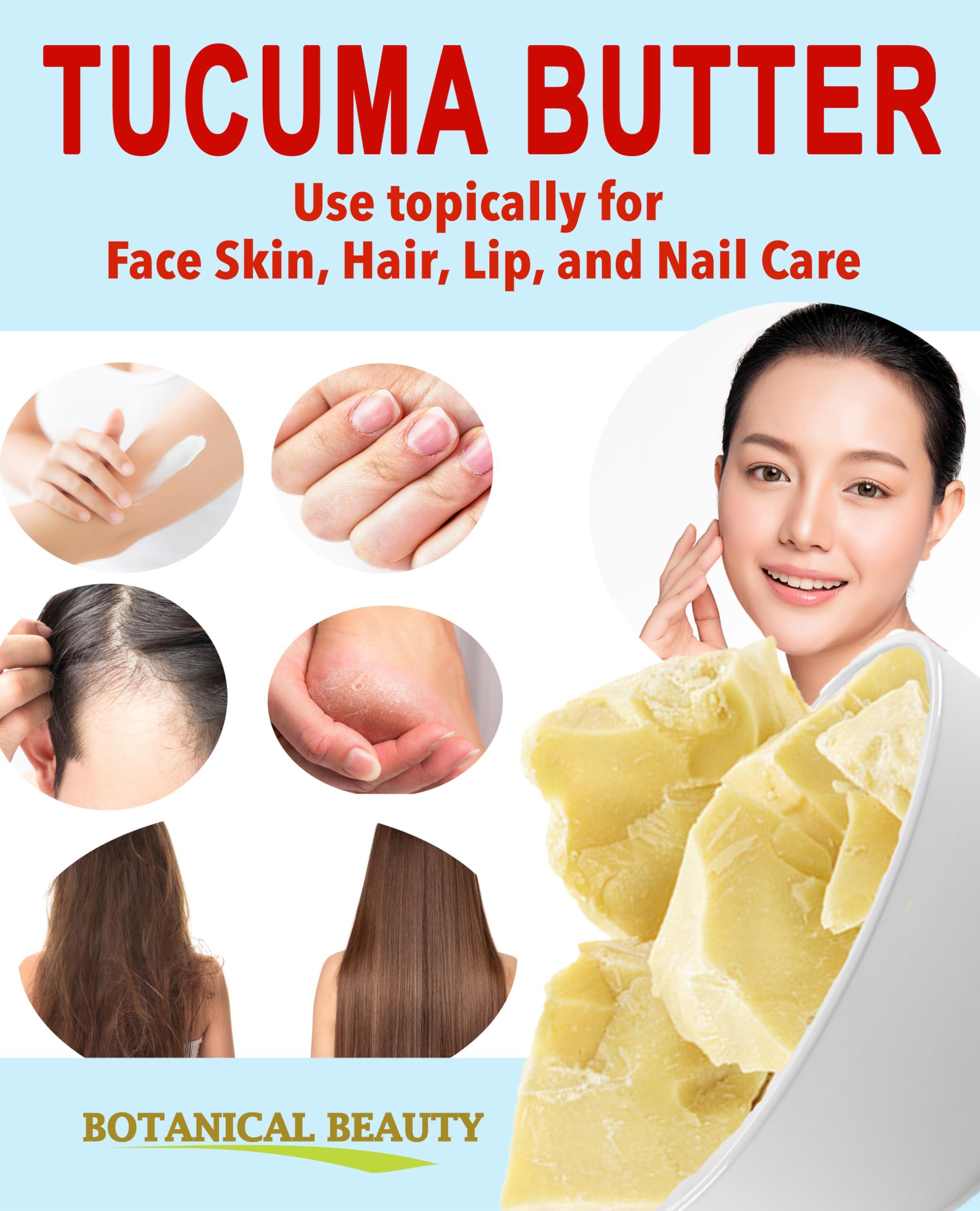 Botanical Beauty Botanical Beauty Brazilian TUCUMA BUTTER 100% Pure Natural VIRGIN UNREFINED Cold-Pressed 4.23 oz 120 gram for Face, Skin, Body, Hair, Lip, Nails. Rich in Vitamin E. Beauty Moisturizing Nourishing