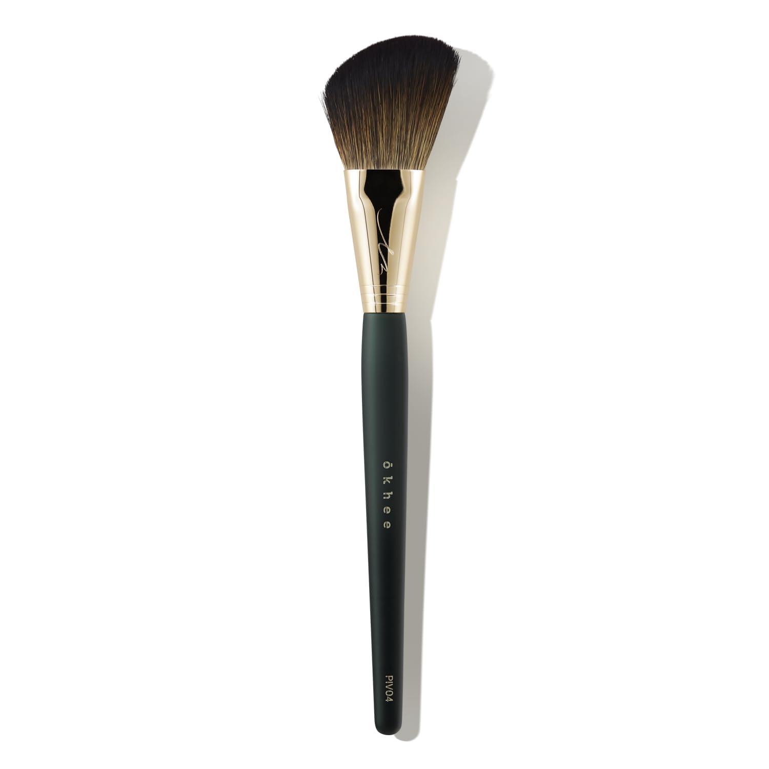 SOO ADOR [SOO ADOR] okhee Face Powder Brush PIV04 - Fluffy Brush for Seamless Powder Application and Blending | Designed by K-Pop Beauty Artist Seo Ok | Makeup Brush Base Brush Powder Brush