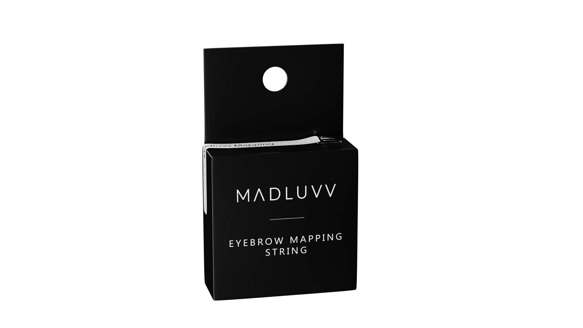 MADLUVV MADLUVV PMU Mapping String for Professional Brow Artistry, Pre-Inked String for Professional Eyebrow Mapping, Cosmetic Grade, Hypoallergenic & Cruelty Free 1 Pack