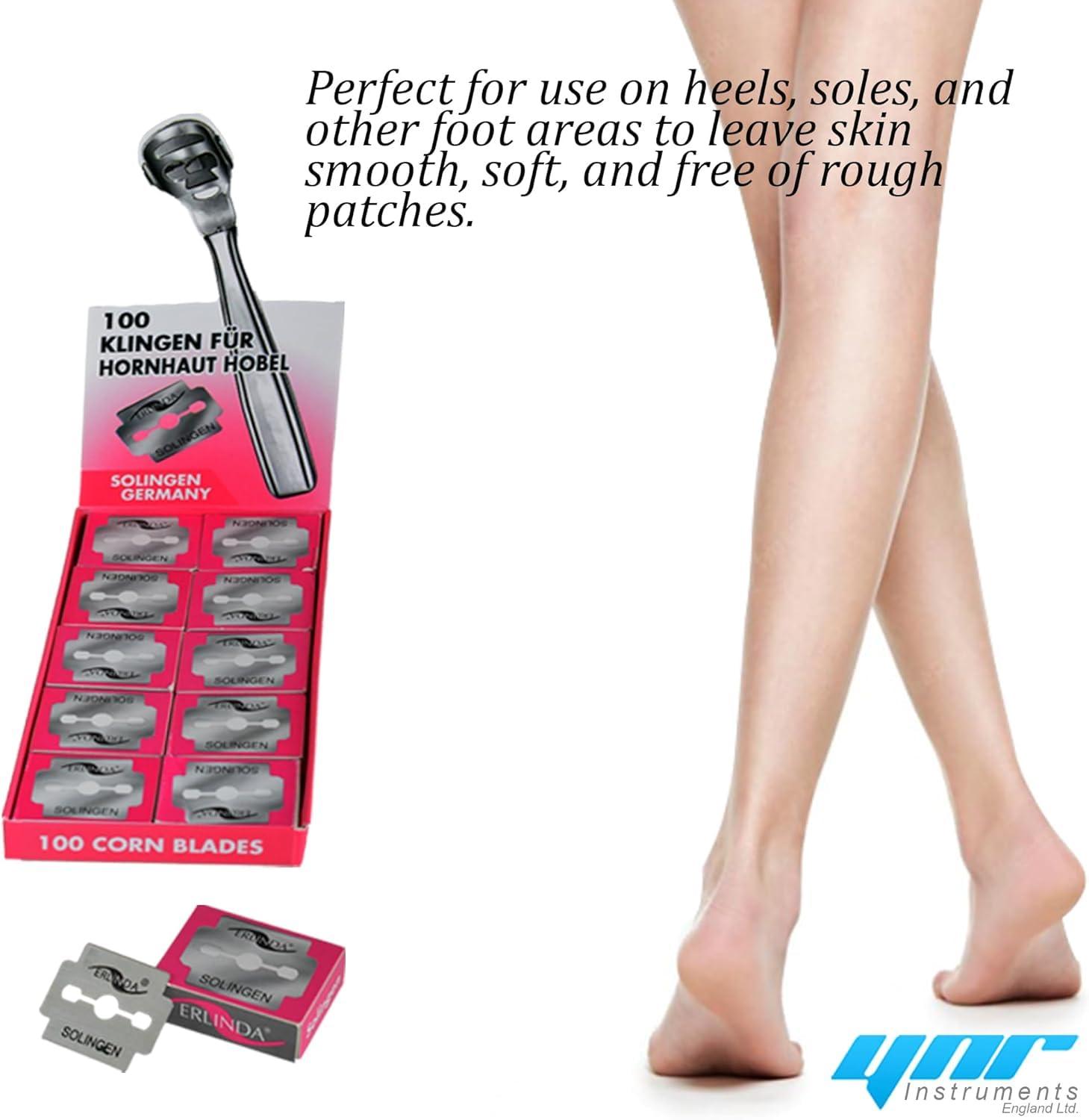 YNR YNR Callus Remover Corn Plan Hard Skin Remover Foot Heel Shaver Pedicure (100 Pack)