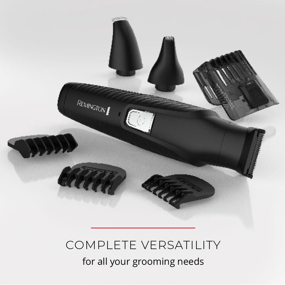 Remington Remington All-in-One Groomer 10 Pcs. Grooming Kit with 16 Length and Style Settings, Up to 70 Minute Runtime for Premium Performance with Smooth Glide Comfort