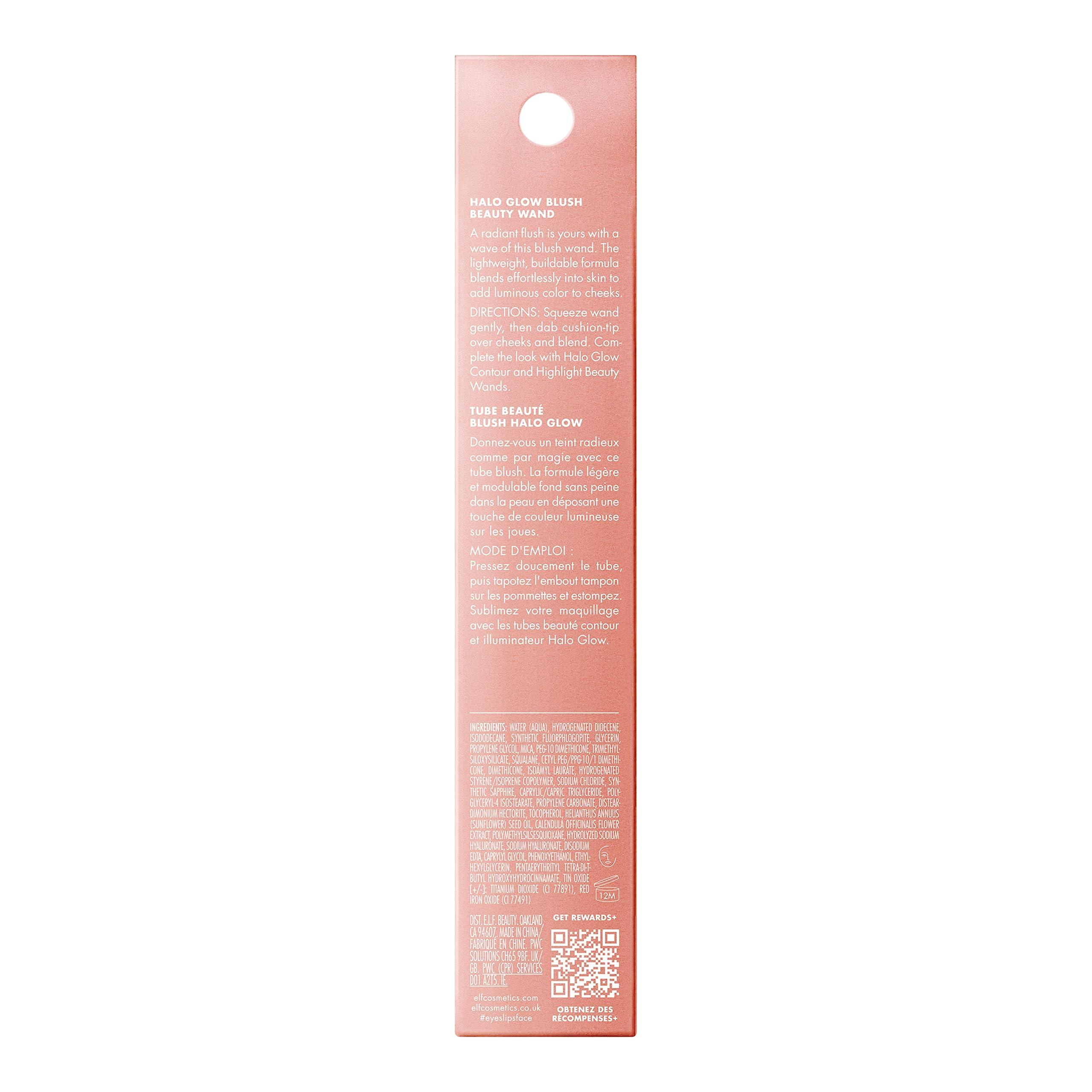 e.l.f. e.l.f. Halo Glow Blush Beauty Wand, Liquid Blush Wand For Radiant, Flushed Cheeks, Infused With Squalane, Vegan & Cruelty-free, Magic Hour