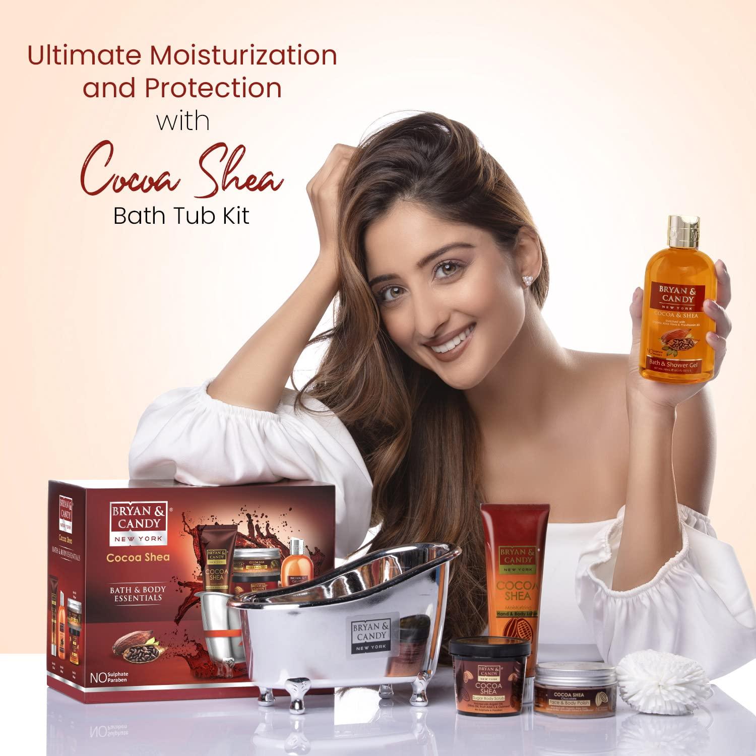 Bryan & Candy Bath Sets for Women Gift - Cocoa Shea Bath Gift Set For Women, Spa Gift Baskets for Women Gift, Spa Set for Women Gift, Spa Baskets for Women Gift, Gift Boxes for Women, Spa Gift Sets for Women