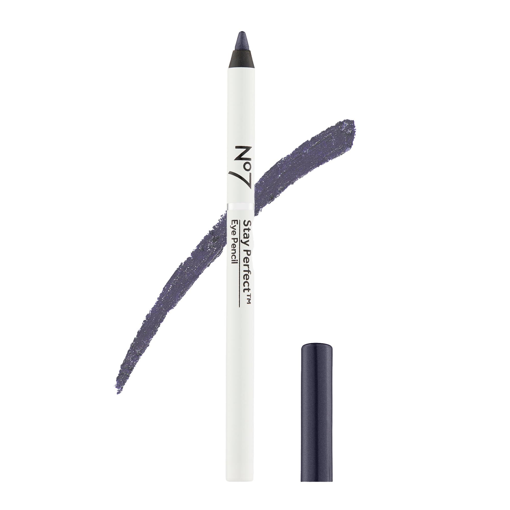 No7 No7 Stay Perfect Amazing Eye Pencil - Navy Blue - Precision Tip Pencil Eyeliner for Silky, Effortlessly Smooth Texture - Up to 12 Hrs of Long Wearing, Waterproof Pigment (1g)