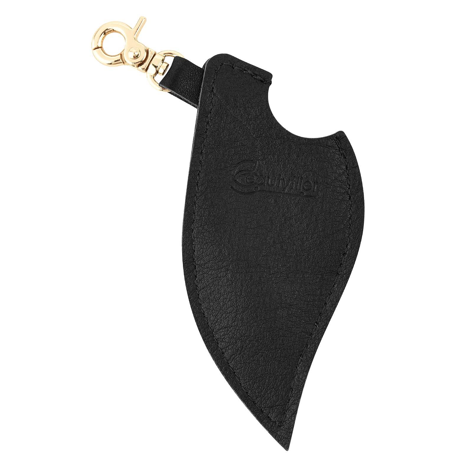 Beautyflier Beautyflier Clip-on Chapstick Sleeves, Soft Leather Keychain Lipstick Holder Chapstick Pouch Lip Balm Holder Travel Accessories