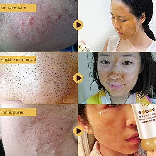 BaoTe' 2019 HOT Honey tearing mask Peel Mask oil control painless remove blackhead Peel Off Dead Skin Clean Pores Shrink Face Care 60g face mask