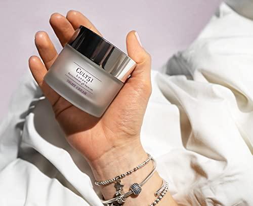 CULT 51 Cult51 Night Cream - Intensely Hydrating Moisturizer - Prevents, Reduces Signs Of Aging And Visible Wrinkles - Experience Glowing Skin And Deep Hydration - Renewing Treatment Restores Face - 0.64 Oz