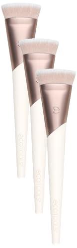 EcoTools EcoTools Ecofriendly Luxe Flawless Foundation Makeup Brush for Liquid & Cream Foundation, Dense, Synthetic Bristles, Eco-Friendly Premium Quality Makeup Brush, Vegan & Cruelty-Free, 1 Count