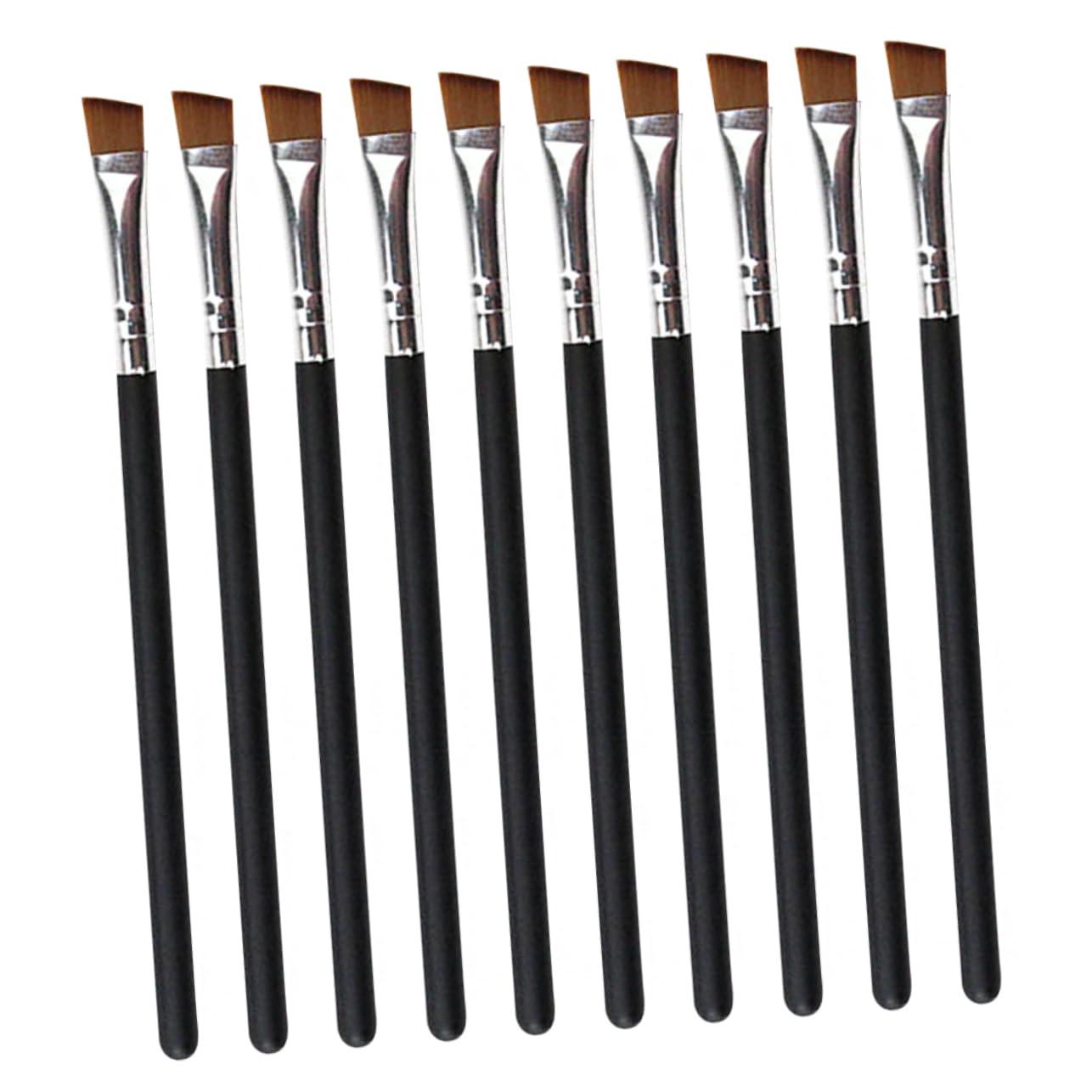 FOMIYES FOMIYES Angled Flat Eyebrow Brush 20 Pcs Eyebrow Combs Cosmetic Supplies Makeup