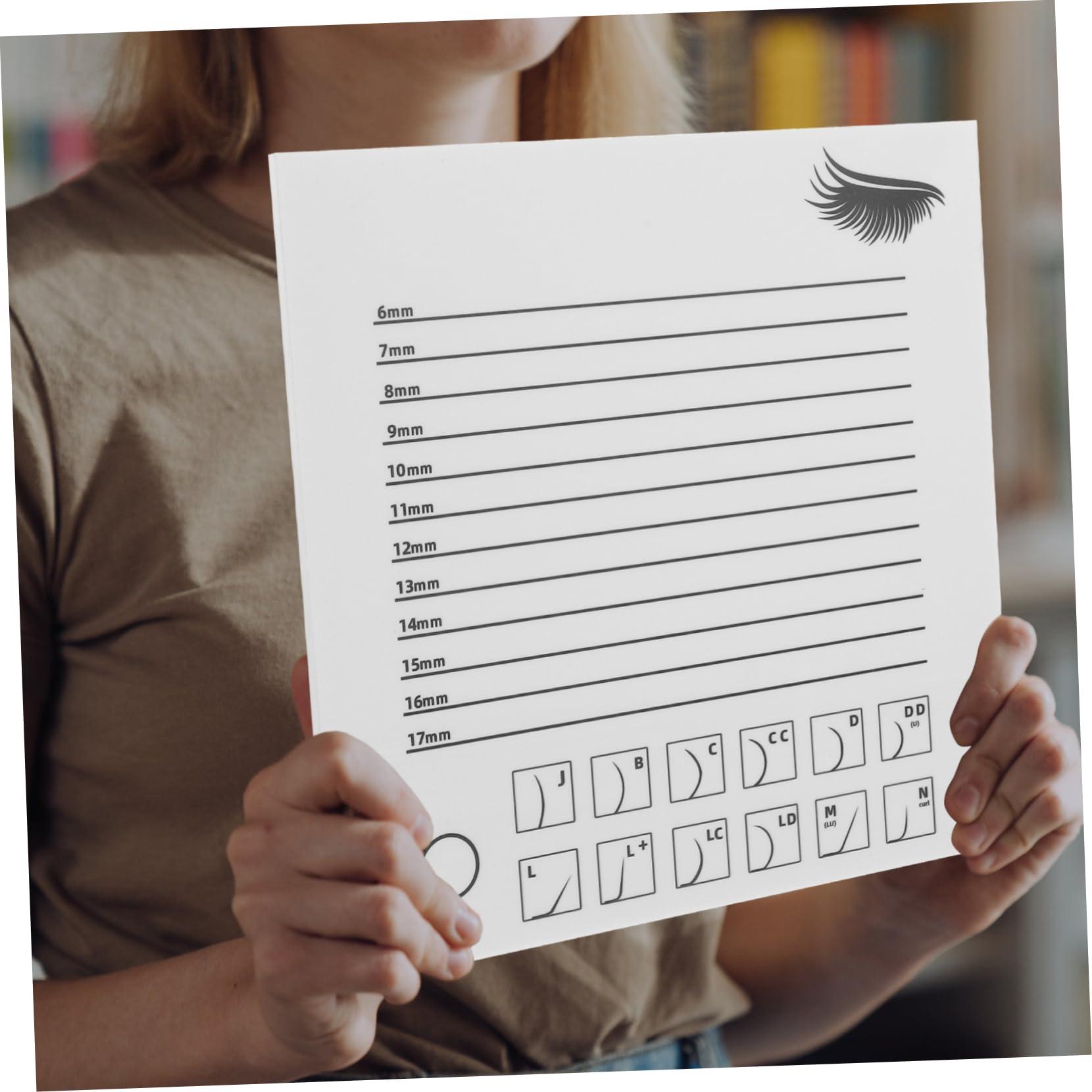 AUTSUPPL AUTSUPPL Crylic Lash Display Board Large Eyelash Tray for Extensions Lash Holder Tray