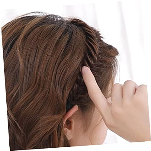 Beaupretty Beaupretty 6 pcs accessories hair crochet braids for black women non-slip wig Twist girls headbands to weave braid hair accessories hair accessories braided wig headband Headband girl loose