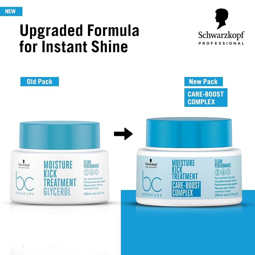 Schwarzkopf BC BONACURE Hyaluronic Moisture Kick Treatment, 6.7-Ounce