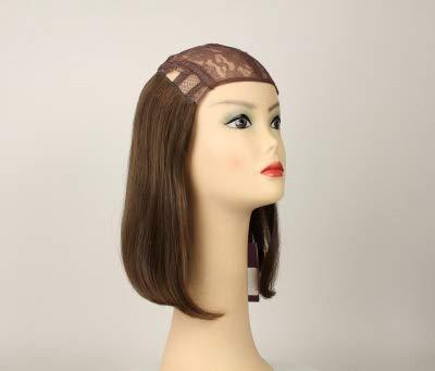 Freeda Wigs Freeda European human hair wig - Hat Fall Avalon Light Brown with Blended Lowlights and Highlights Size L 12\'\'