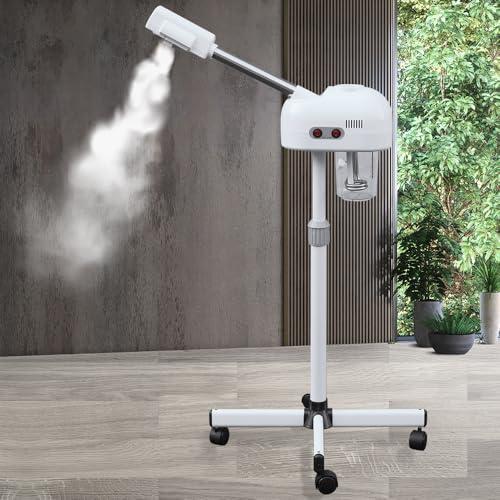 HIYTCU HIYTCU Ozone Facial Steamer with Hot Mist Function, Can Use at Home and Beauty Salon, Extract Blackheads, Rejuvenate and Humidifier Hydrate Your Face Skin for Youthful Complexion, Adjustable Height
