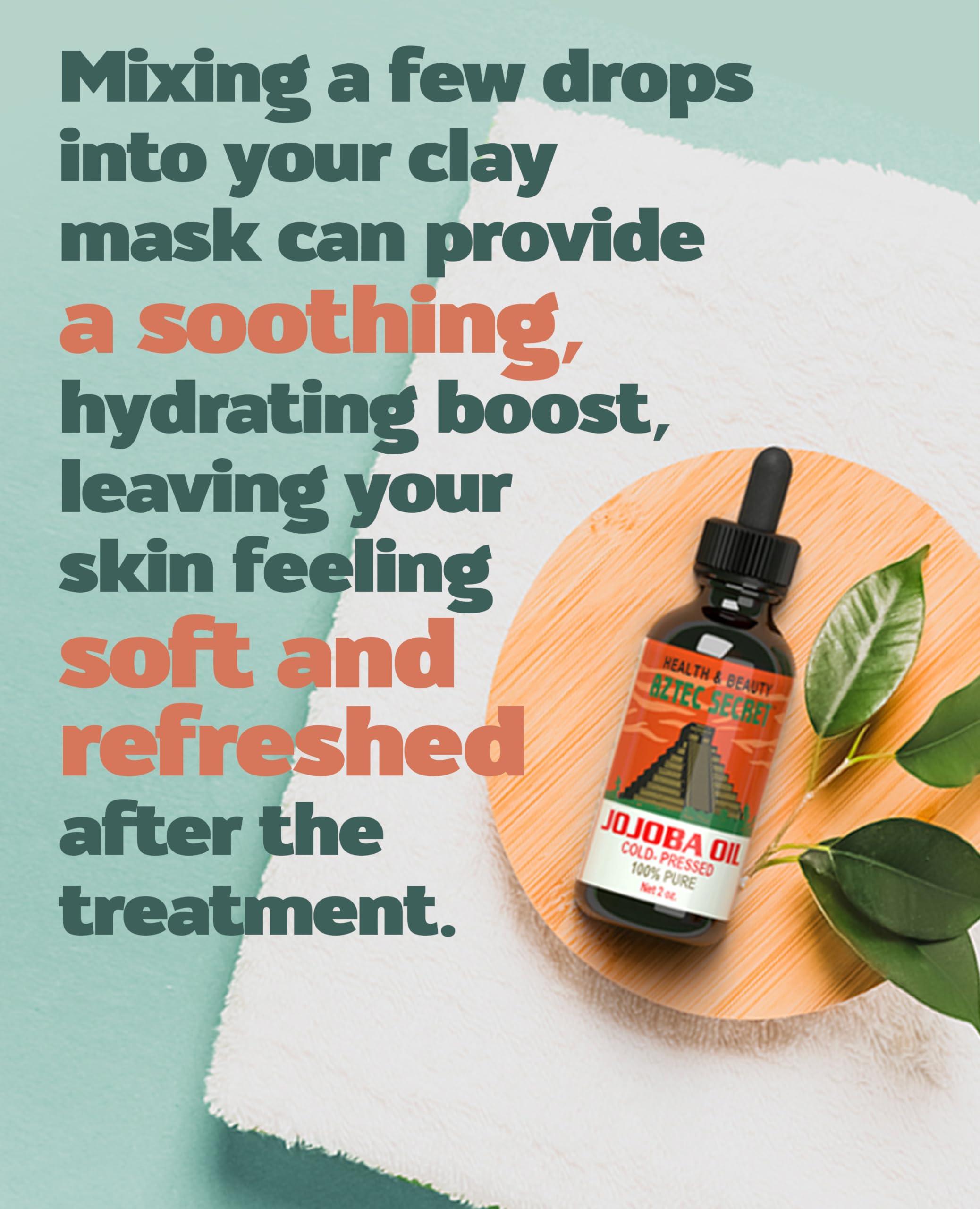 Aztec Secret Aztec Secret - Indian Healing Clay 1 lb and Joboba Oil 2 oz Bundle