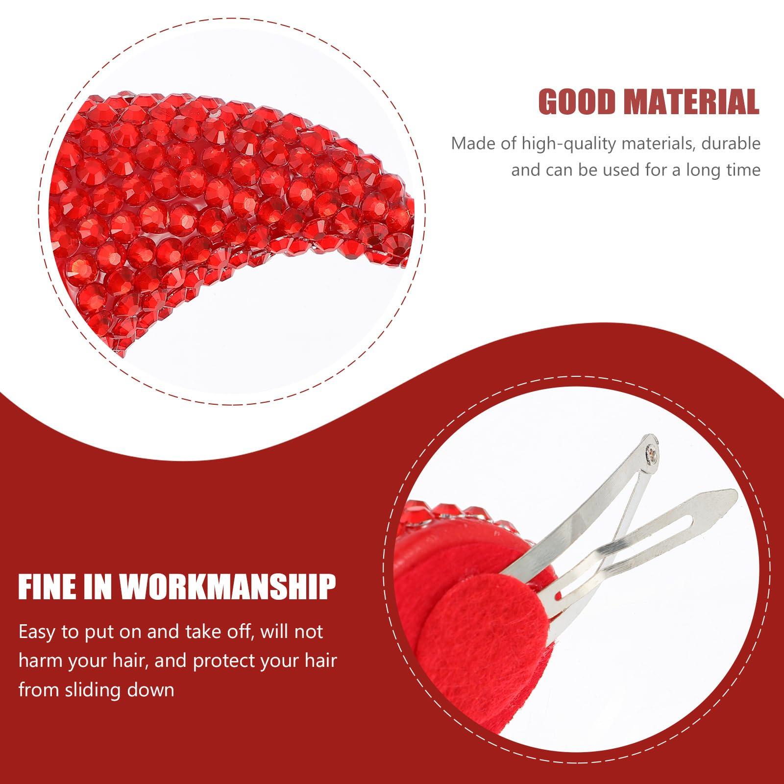 Healvian Healvian Halloween Devil Horns Hair Clip, Hair Clips Devil Halloween Head Prop,Halloween Red Horn Hairpins,Vampire Devil Headdress Halloween Dress Up Cosplay Costume