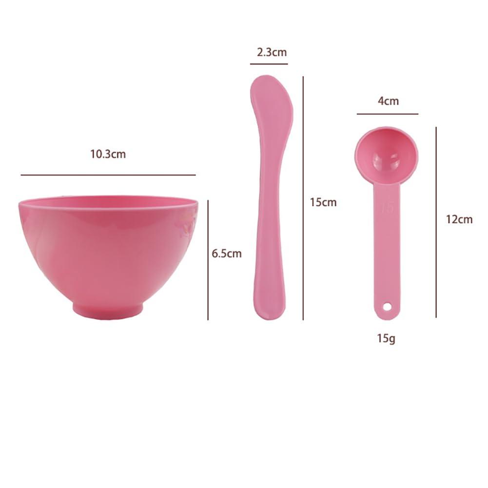 LJJCSFF LJJCSFF Face Mask Bowl Set DIY Face Mask Kit Facial Mask Spatula Silicone Mixing Bowl Spoon for Face Mask Skin Care Mixing Tools