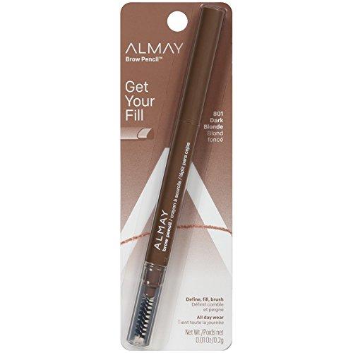 Almay Almay Brow Defining Pencil, Dark Blonde 801, 0.0028-Ounce Packages (Pack of 2)