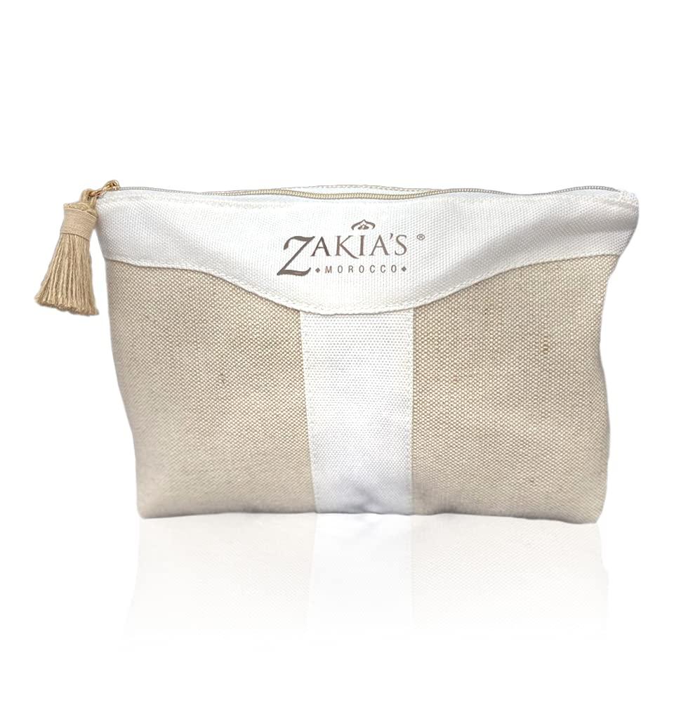 Zakia's Morocco Moroccan Hammam Spa Rejuvinating Ritual Beauty Skincare Kit - 6 piece, Moroccan Black Soap, Body Clay, Argan Oil, Pure & Natural, Purifying, Cleansing, exfoliating for every skin type. Original