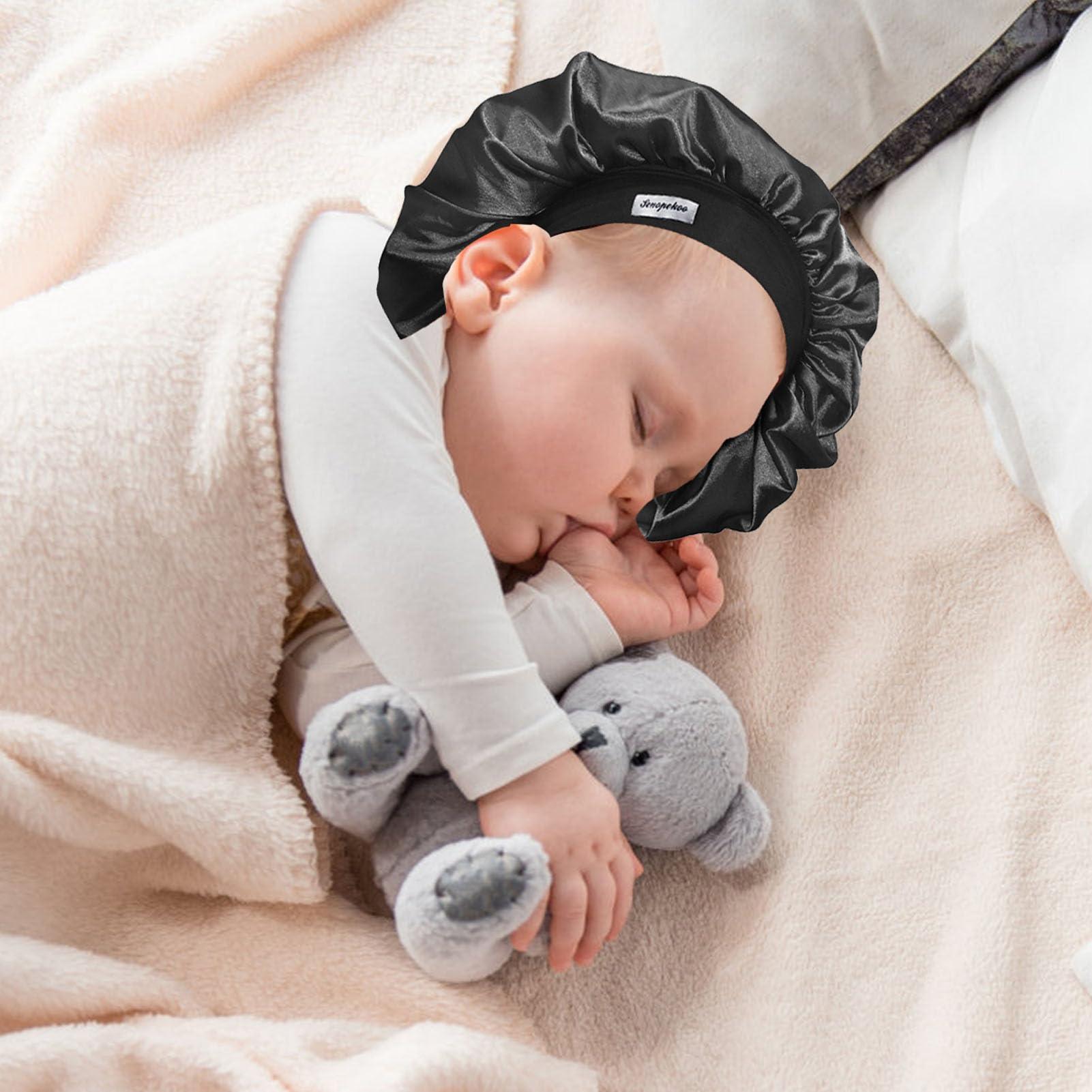 Kuuleyn Kuuleyn Waterproof Bath Caps Shower Caps Black Shower Caps Wide Brim Shower Caps Reusable Bath Hair Cap for Ladies Men and Kids