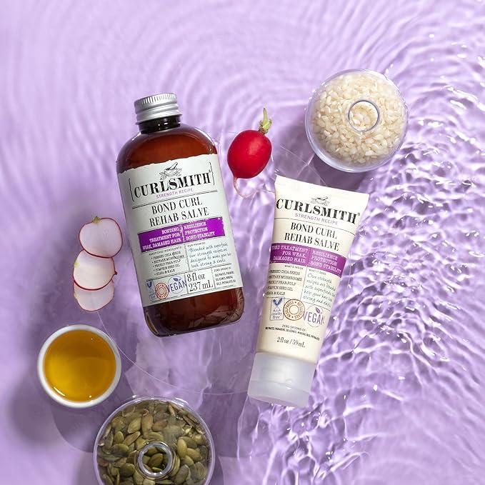 CURLSMITH CURLSMITH - Bond Curl Rehab Salve, Bond Building Strength Treatment for Weak, Damaged Hair (16 fl oz)