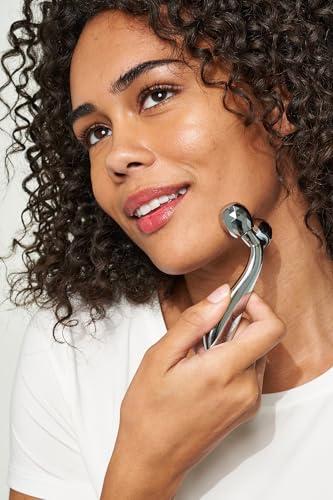 Pacifica Pacifica Face Roller Massager - Future Youth Stainless Steel Gua Sha Facial Beauty Tool Skin Care - for Face Neck Eye Body Skin Care - Face Sculpting Tool Lymphatic Drainage Gifts for Her Women & Girl