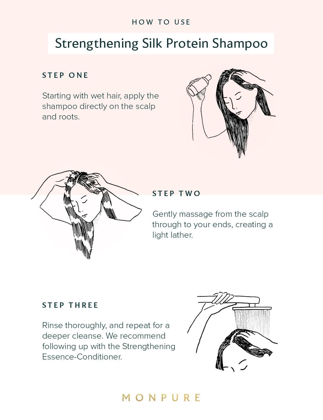 Monpure Monpure, Strengthening Silk Protein Shampoo, 250ml