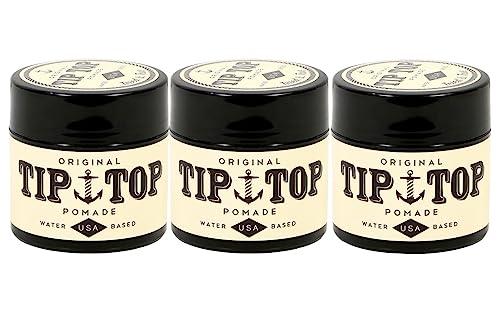 TIP TOP TIP TOP Original Water Based Pomade 4.25oz Pack of 3