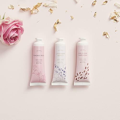 Thymes Thymes Hand Cream Trio - Kimono Rose, Lavender Honey & Goldleaf Gardenia