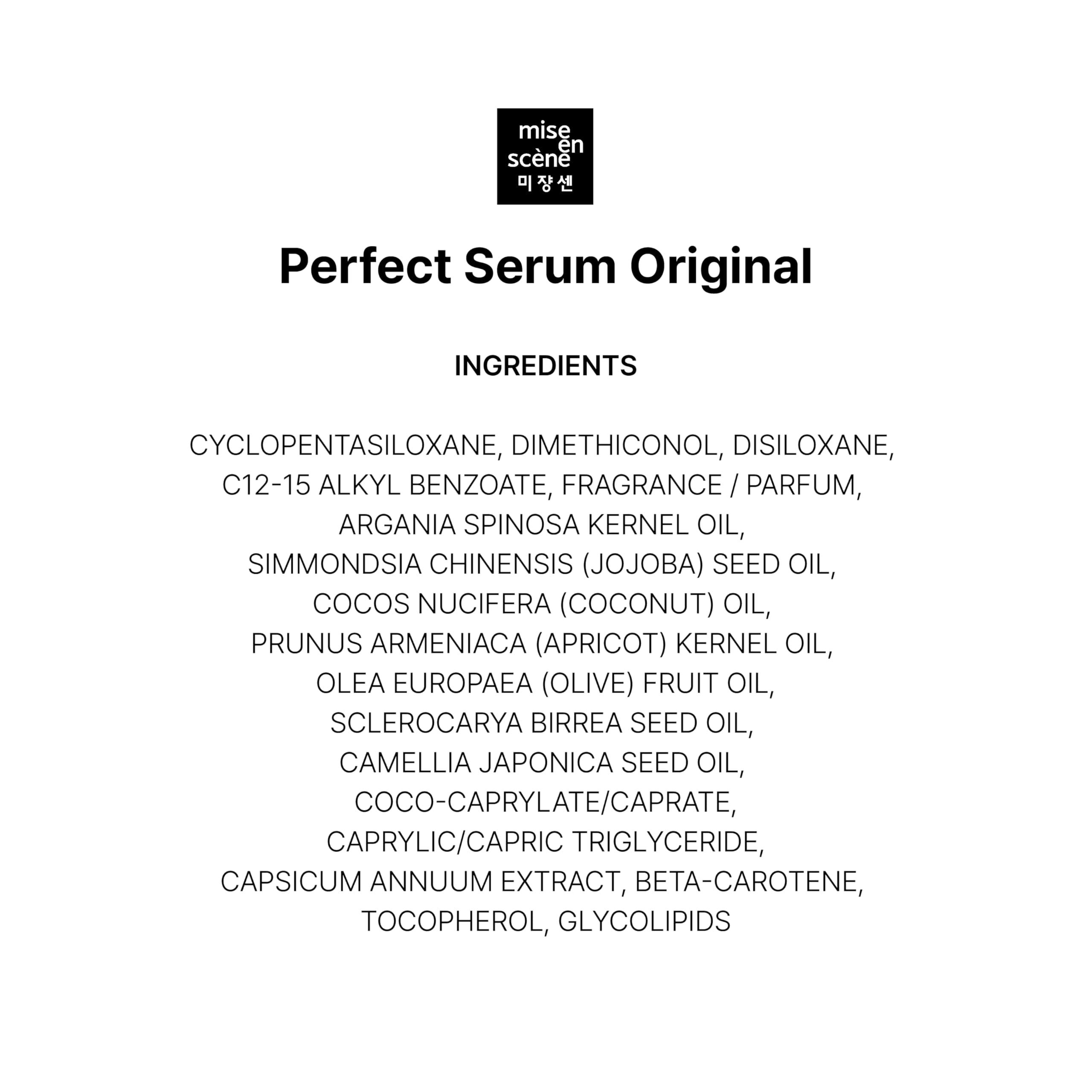 Mise En Scene MISE EN SCENE Perfect Serum & Conditioner - 3.71/22.99 Fl.Oz + Perfect Serum Original Shampoo 22.99 Fl.Oz