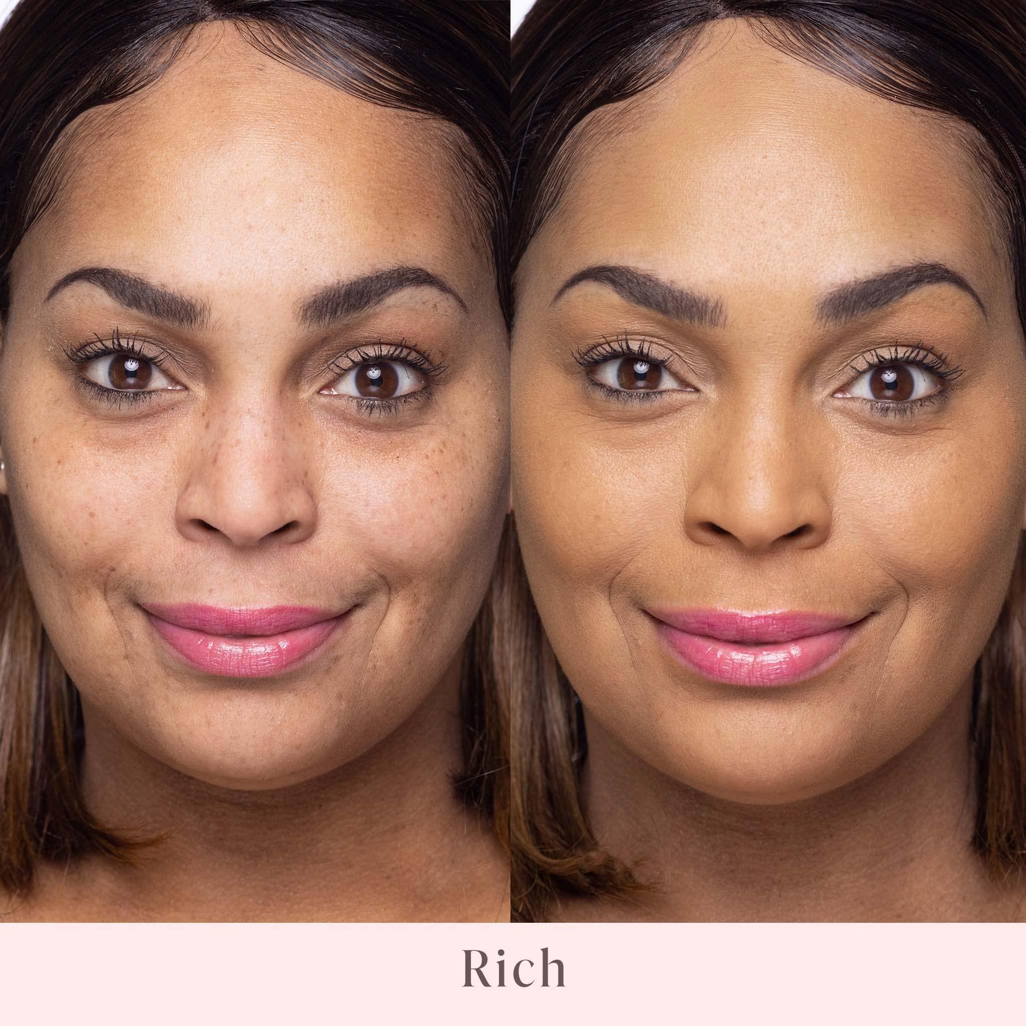 Mally Beauty Mally Beauty Soft as Silk Powder Foundation - Rich - Buildable Light to Medium Coverage - Lightweight Matte Finish