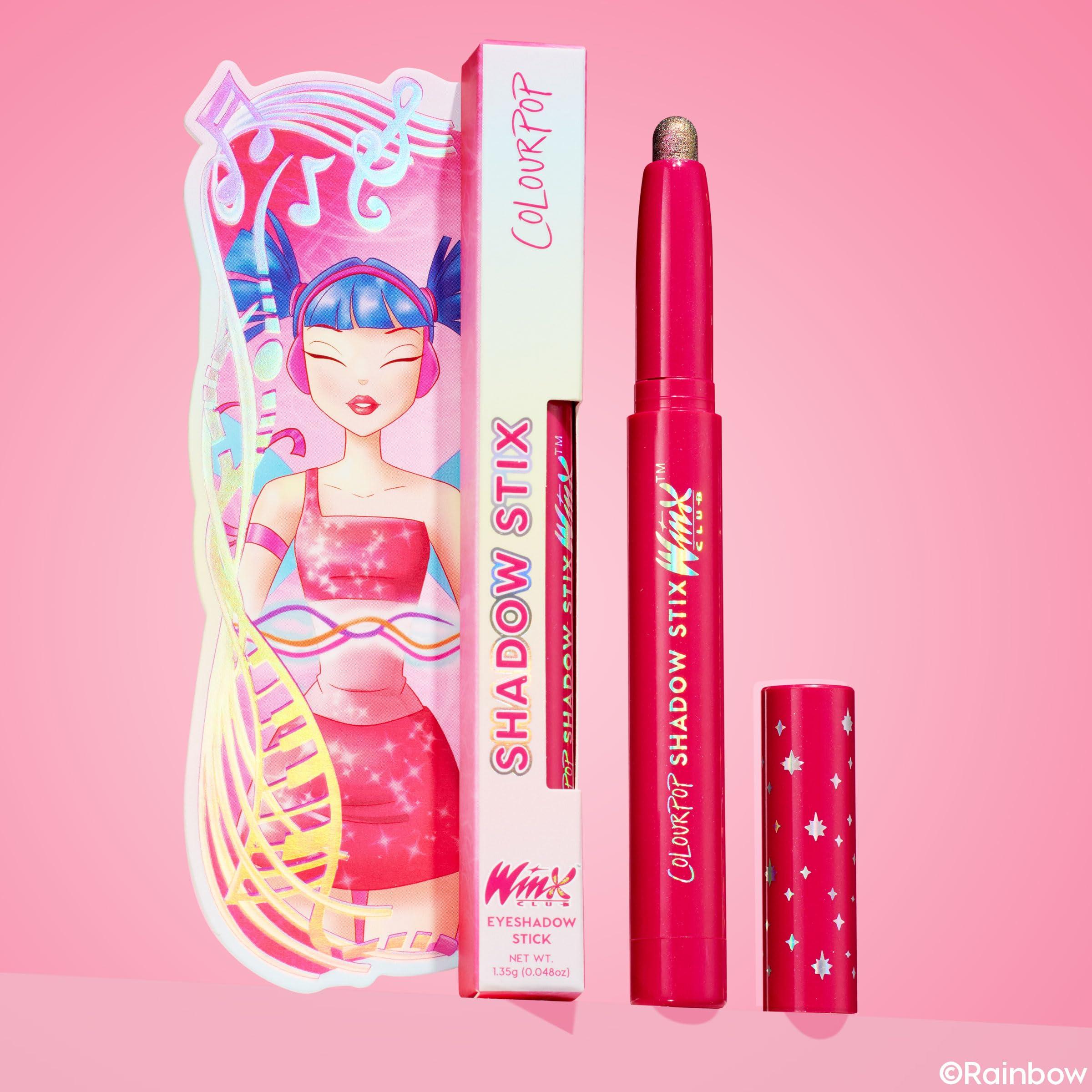 Colourpop ColourPop Winx Club Shadow Stix - Cream Eyeshadow Stick with Long-Lasting Color - Multi-Use Cream Makeup with a Built-In Sharpener & Precise Tip for Easy Application - Sonic Blast (0.05 oz)