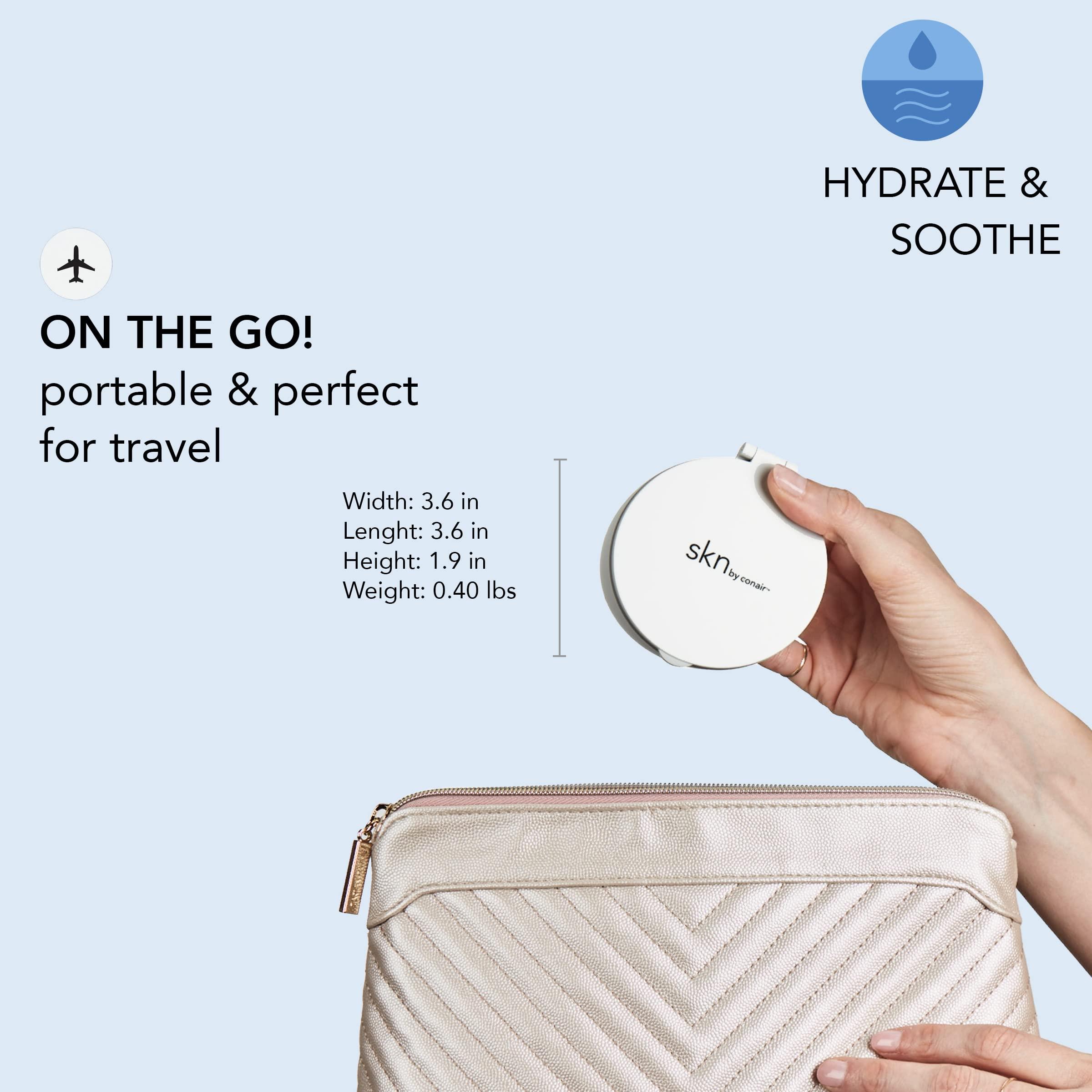 Conair skn by conair Cool Beanz Reusable Under Eye Patches, Rechargeable Cooling Eye Mask to Reduce Dark Circles and Puffiness, and Refresh Tired Eyes