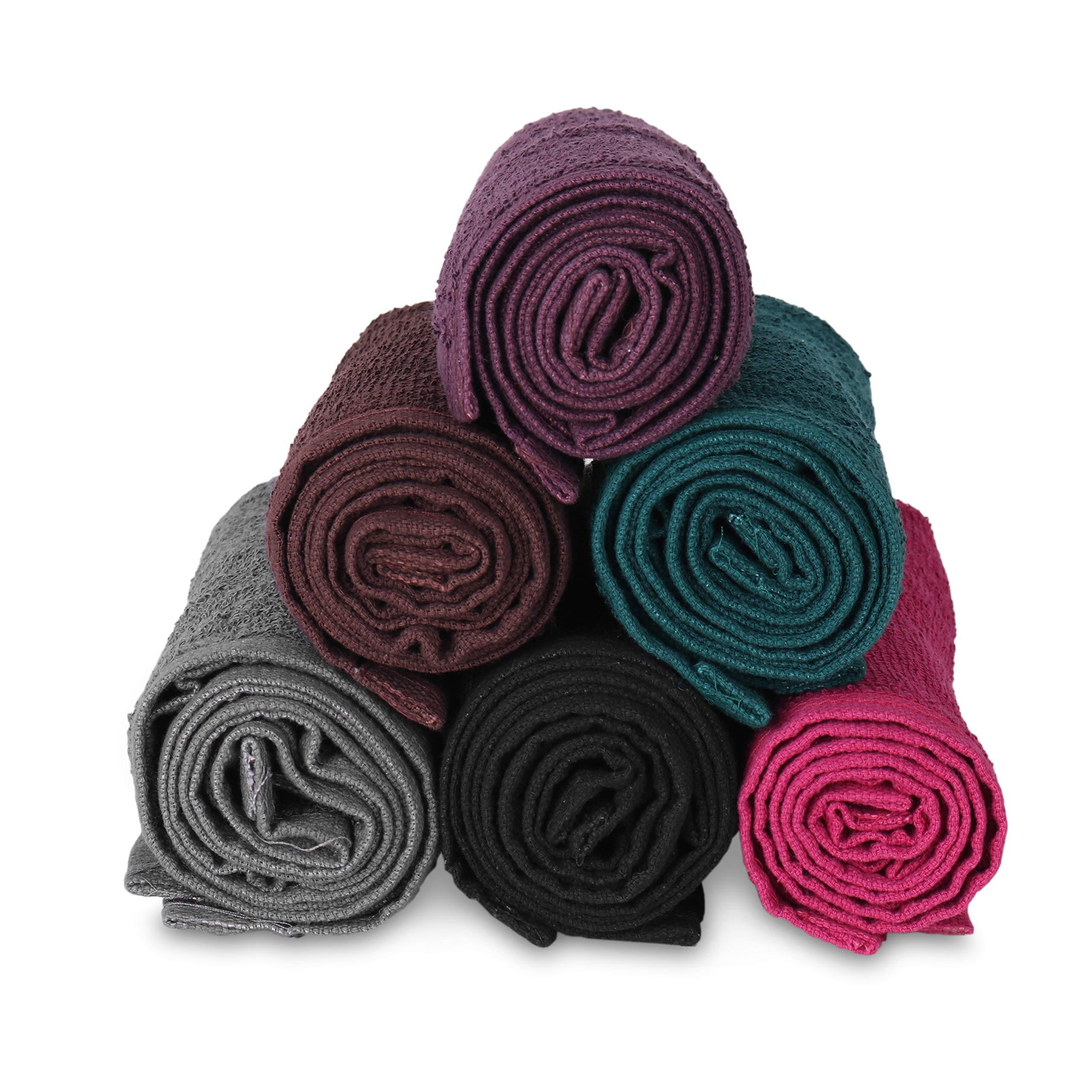 Arkwright LLC Arkwright Bleach Proof Salon Towels - Pack of 12 - Highly Absorbent, 100% Cotton, Quick Dry Spa Face Towel for Hair Stylist, Barber, Pedicure, and Esthetician, 16 x 27 in, Charcoal