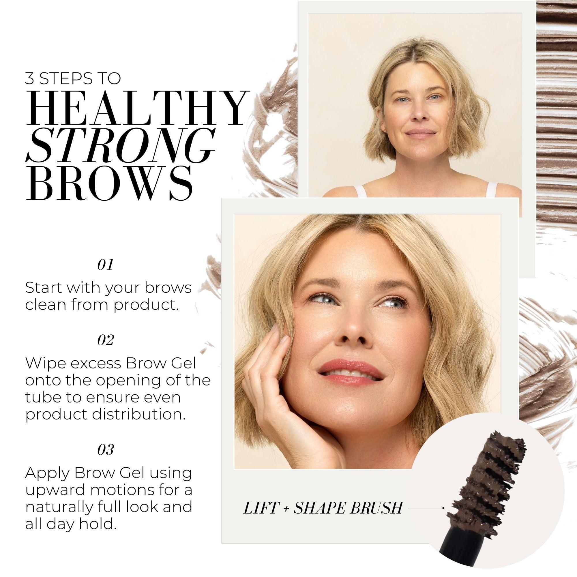 FITGLOW Fitglow Beauty - Natural Plant Protein Brow Gel | Vegan, Woman-Owned Clean Beauty (Taupe Blonde)